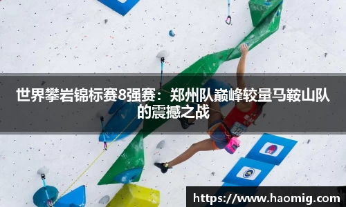 世界攀岩锦标赛8强赛：郑州队巅峰较量马鞍山队的震撼之战
